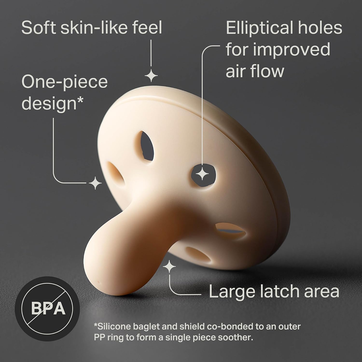 Detalle 2 de Tommee Tippee Breast-Like Dummy 4-pack 👶