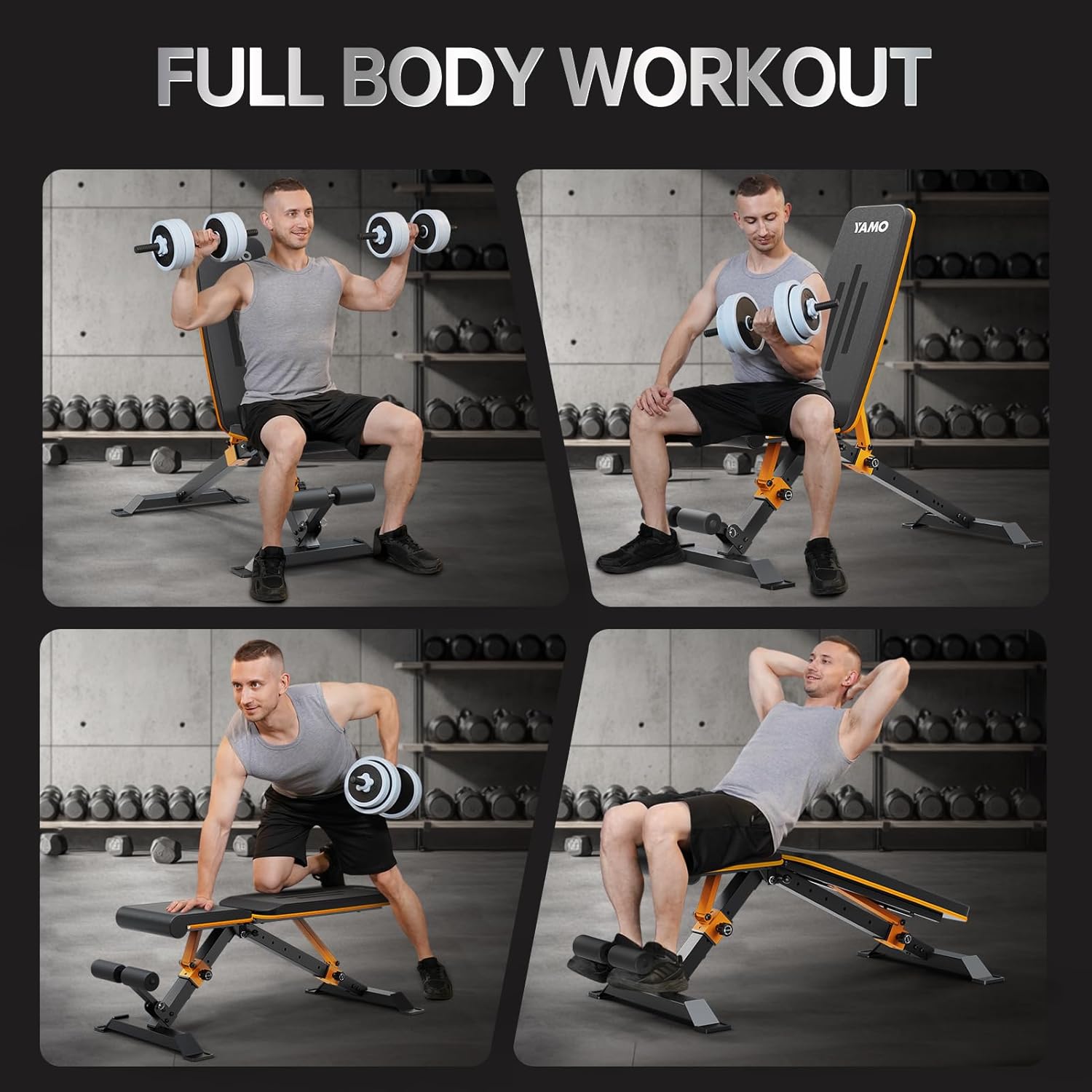 Thumbnail 5 de YAMO YW300 weight bench 300KG capacity