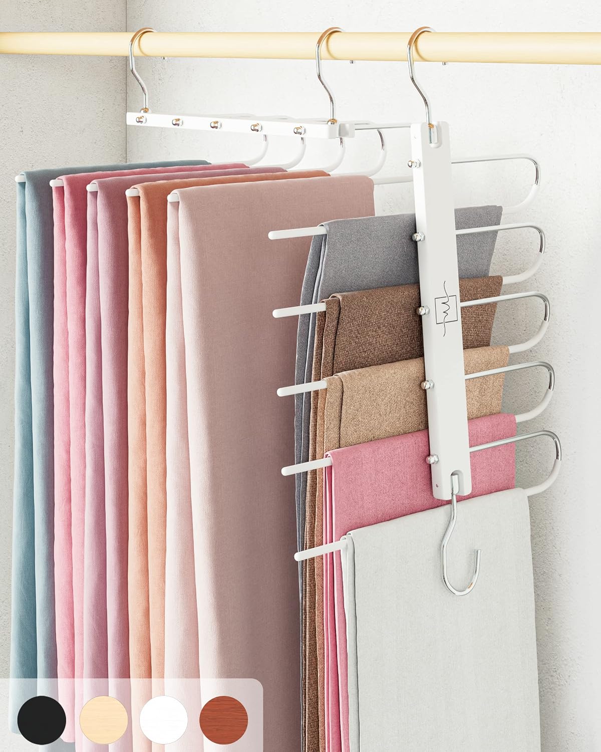 Detalle de MORALVE Pants Hanger Beechwood