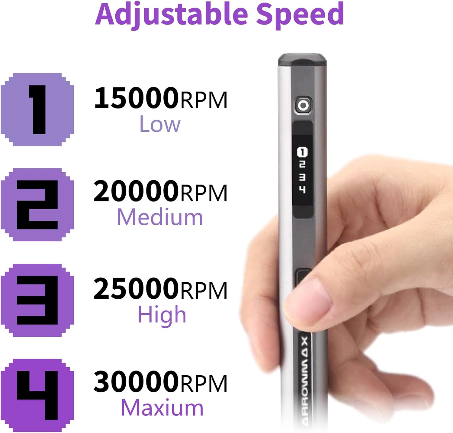 Thumbnail 3 de ARROWMAX Mini Engraving Pen 30 Bits