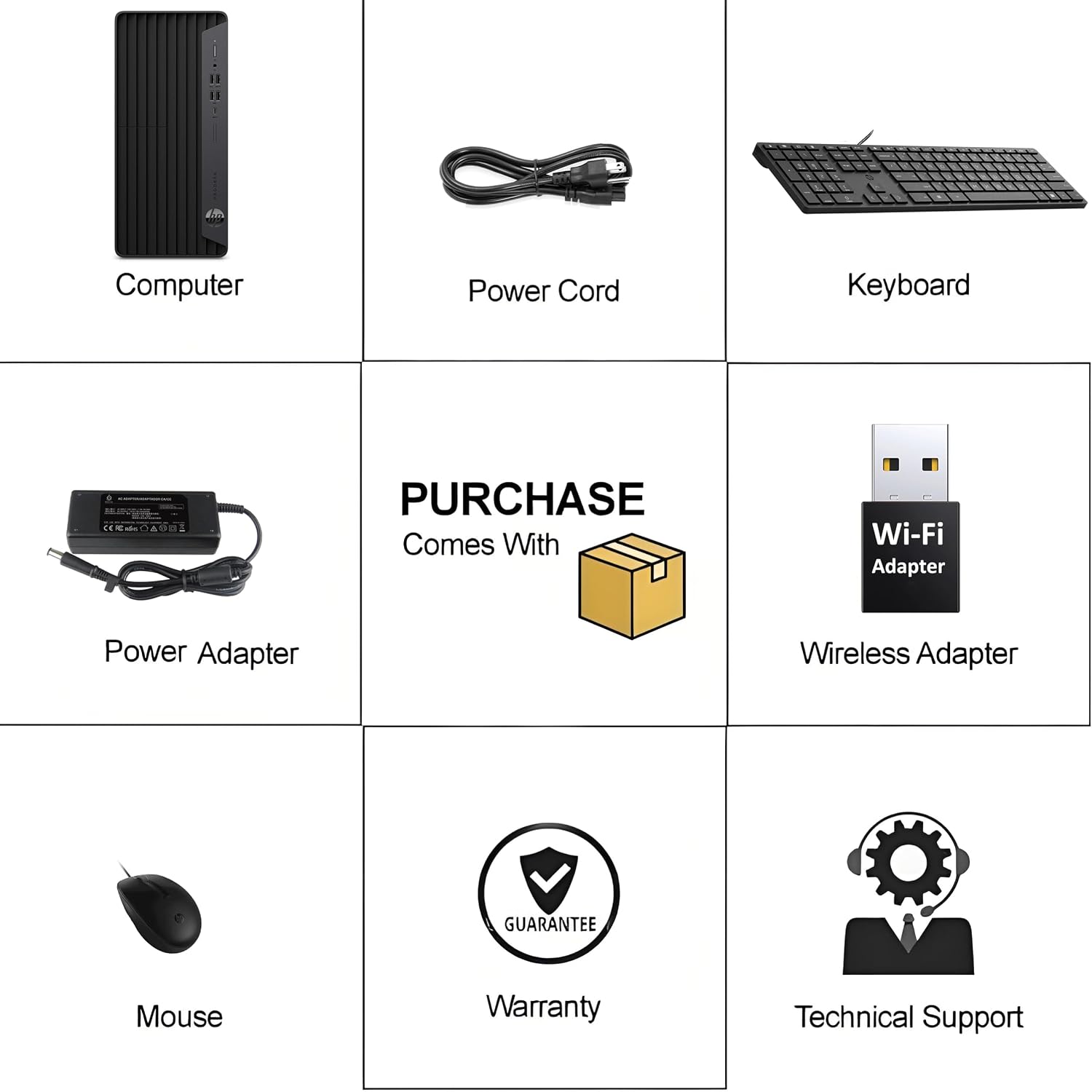 Thumbnail 6 de HP desktop computer, ProDesk 600