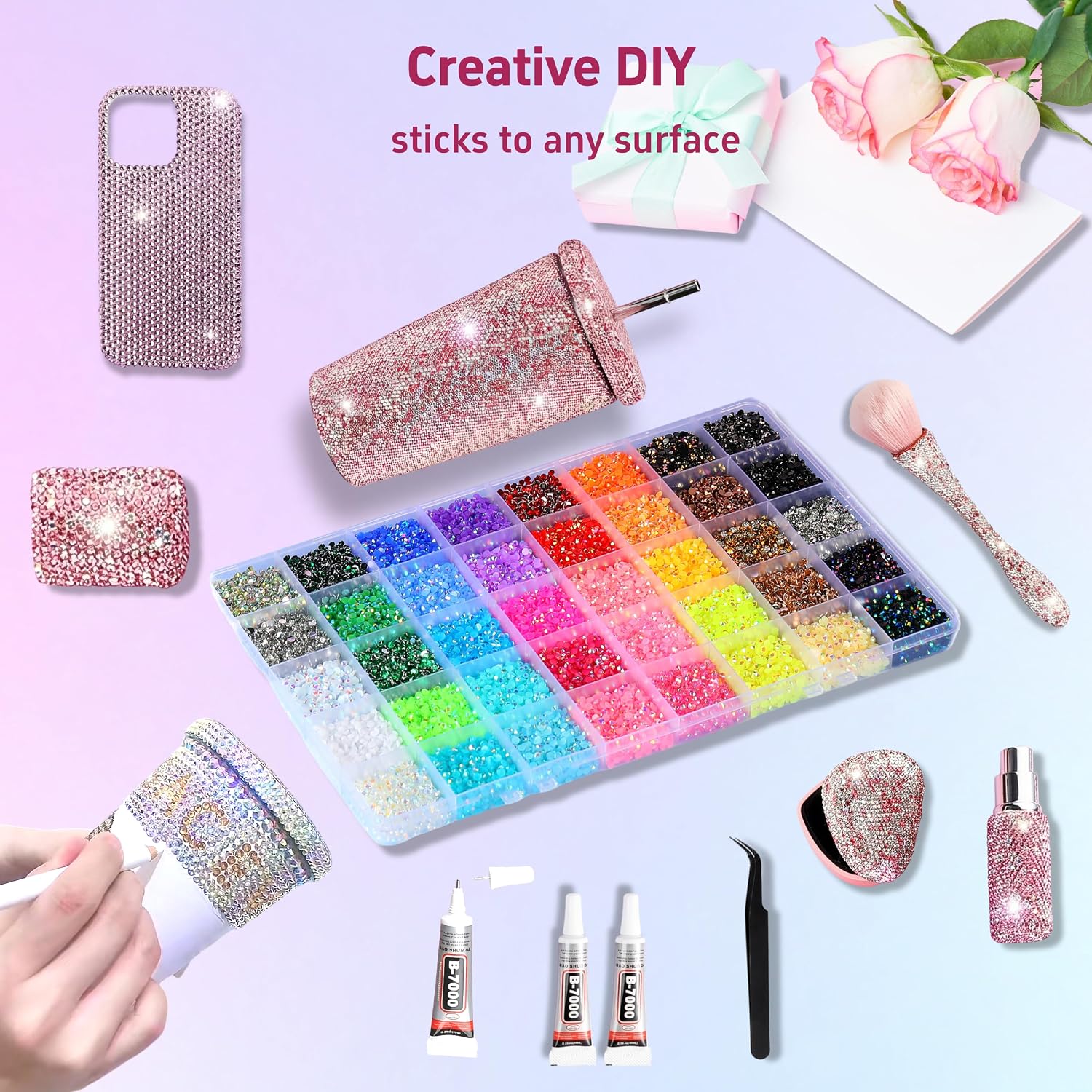 Thumbnail 1 de Rhinestone Bedazzling Kit, 40,000 Pieces