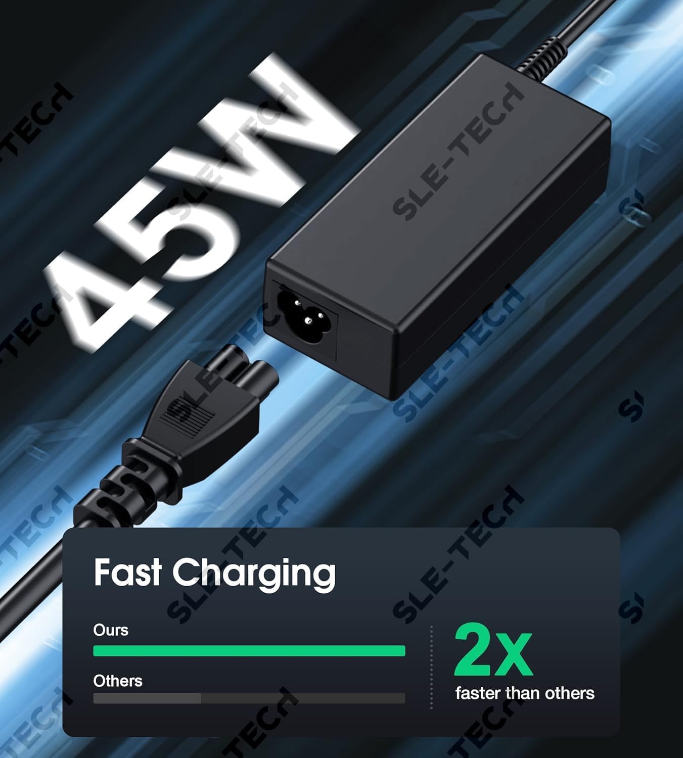 Detalle de SLE-TECH USB-C Chromebook charger 45W