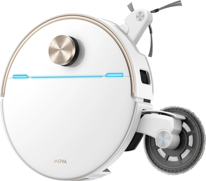 Detalle 2 de Mova V70 Ultra Complete White – leistungsstarker Saugroboter mit MaxiReachX