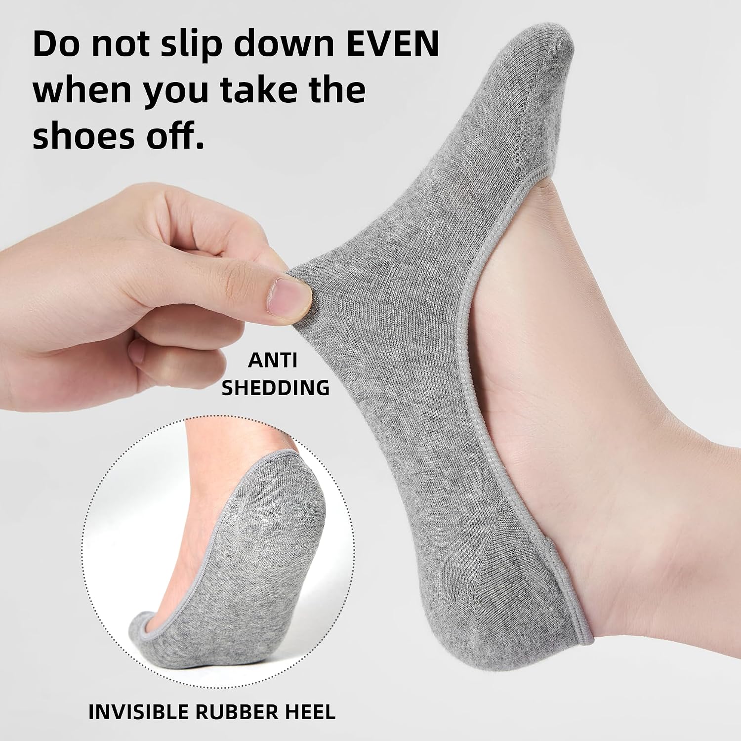 Detalle 2 de ATBITER No-Show Socks Cotton-Polyester Blend