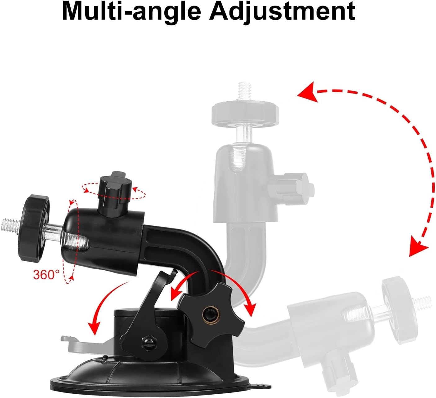 Detalle 2 de PULUZ Saugnapf-Kfz-Halterung GoPro/DJI Osmo Action