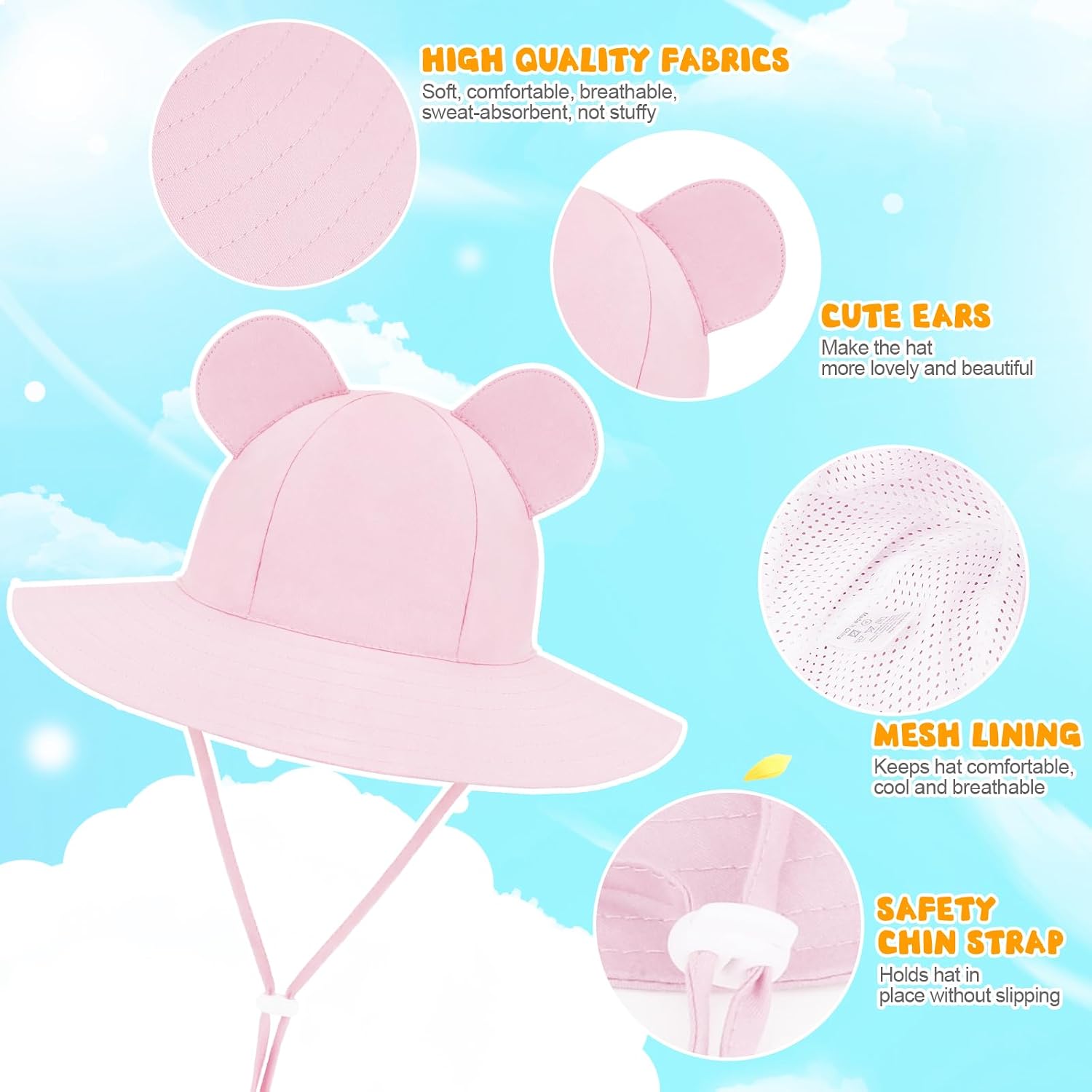 Thumbnail 5 de DRESHOW Baby Sun Hat UPF 50+