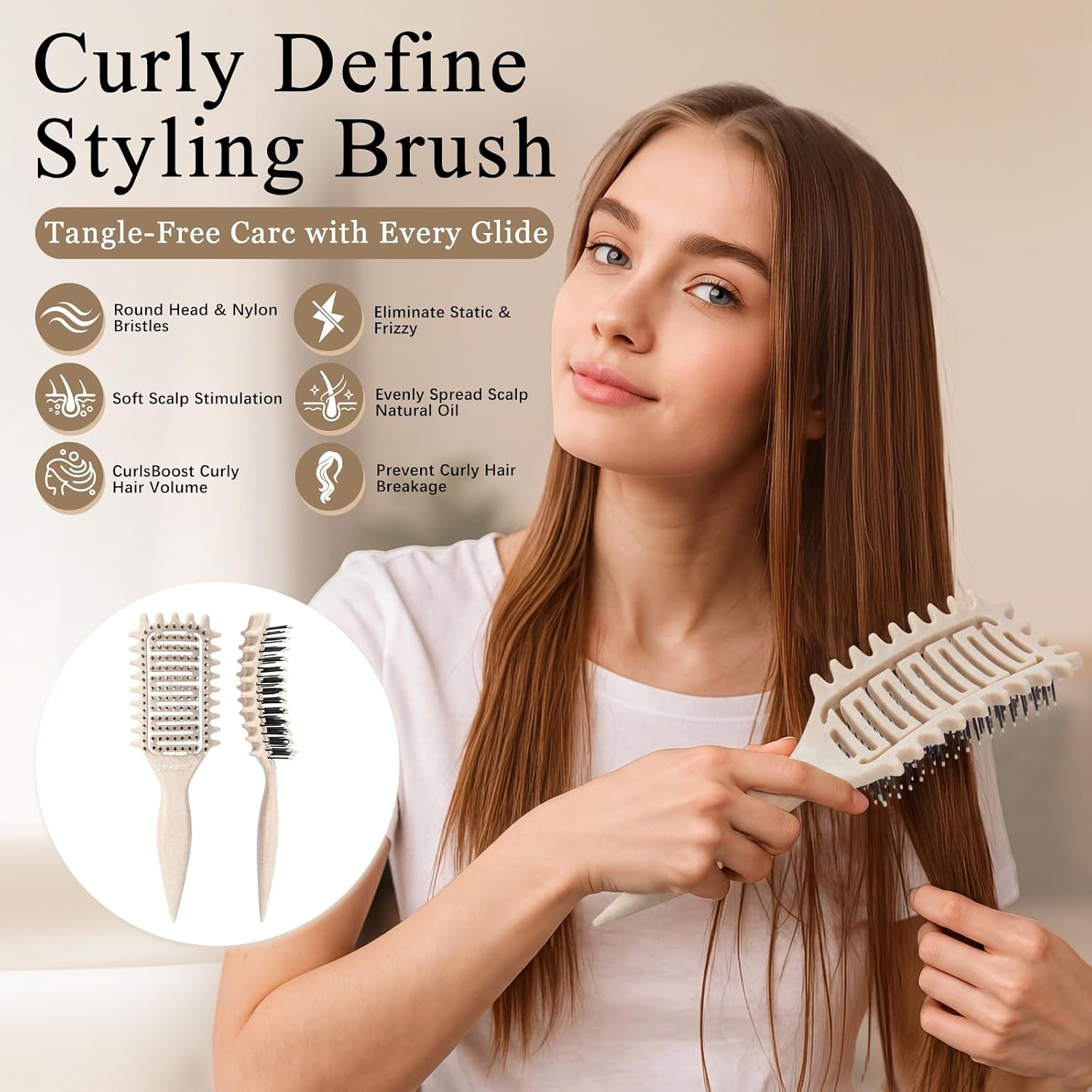 Detalle de Curl Defining Brush Vent 2024