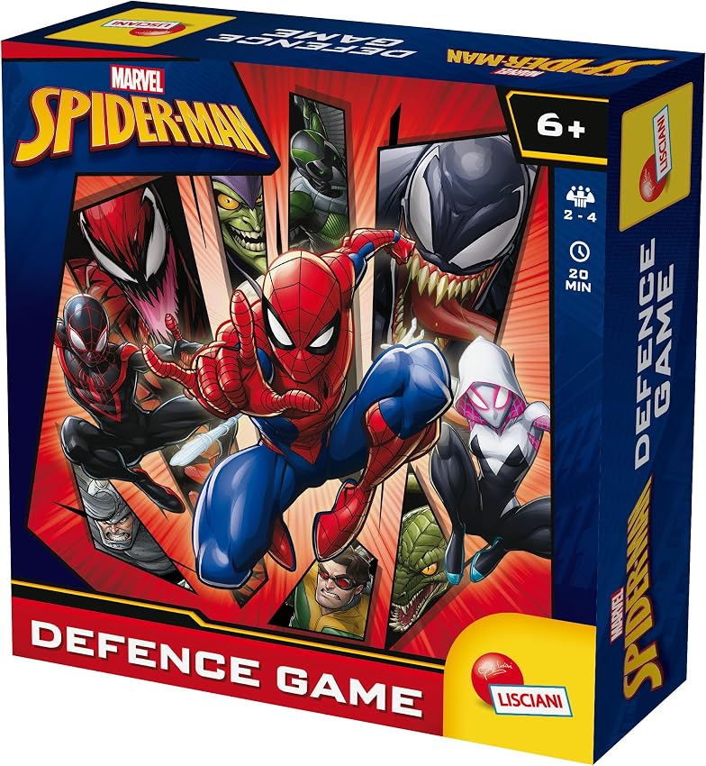 Detalle de Lisciani Juego de Defensa Spider-Man — 2–4 jugadores 🧩