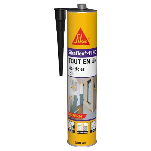 Detalle de Sikaflex 11 FC Noir 300 ml – Mastic colle multi-usage SIKA