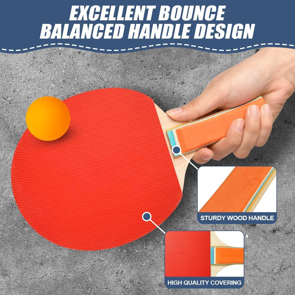 Thumbnail 3 de flintronic Raqueta de tenis de mesa Set portátil para (Ping Pong)