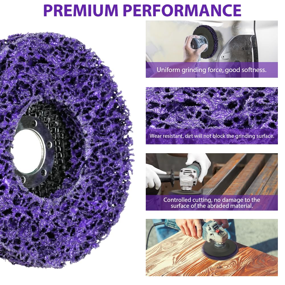 Thumbnail 6 de Adiwo 4 pezzi dischi abrasivi CSD 125