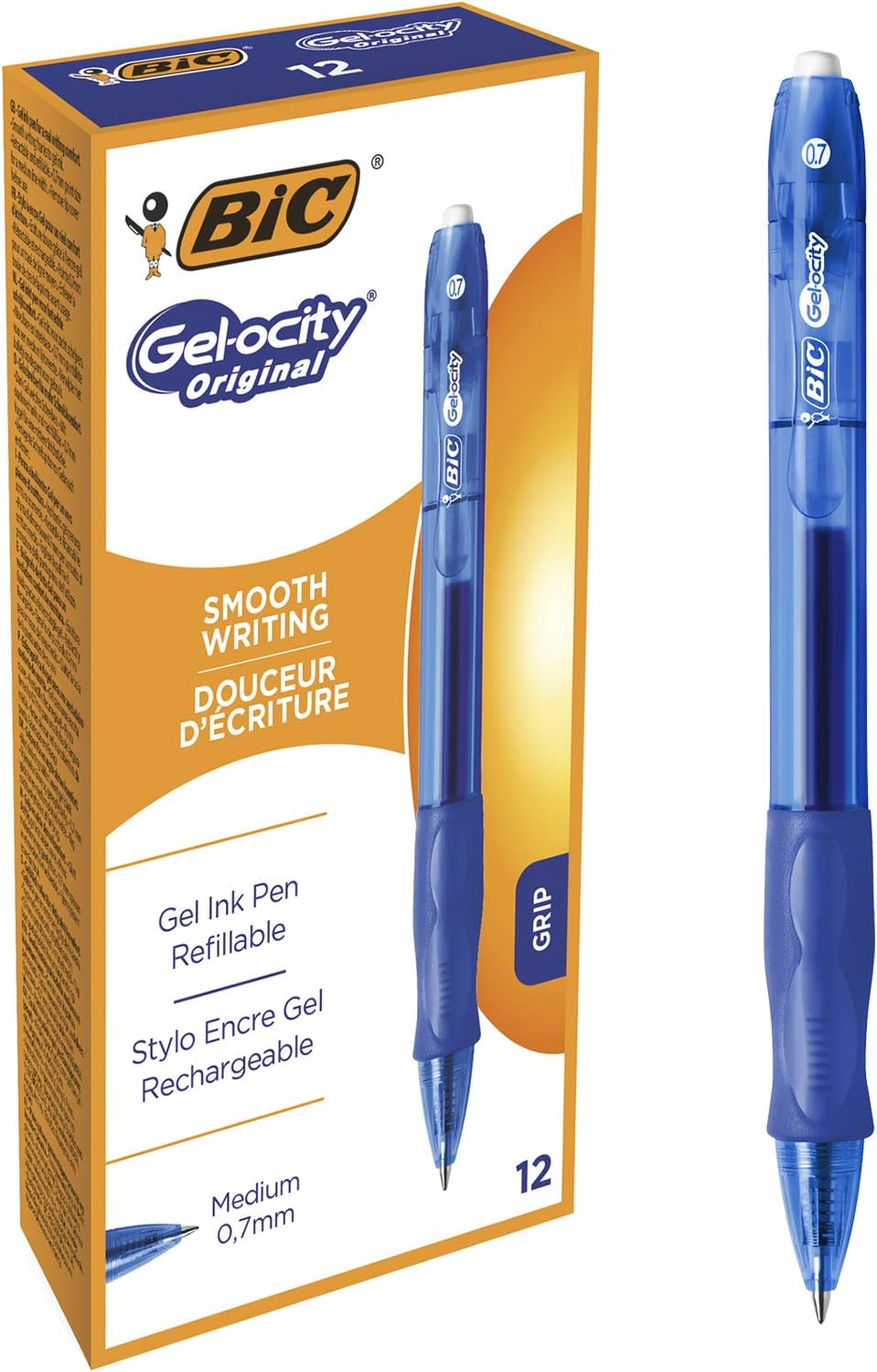 Thumbnail 5 de BIC Gel-ocity Original Gel Ink Pens, 0.7mm, Black, Pack of 12