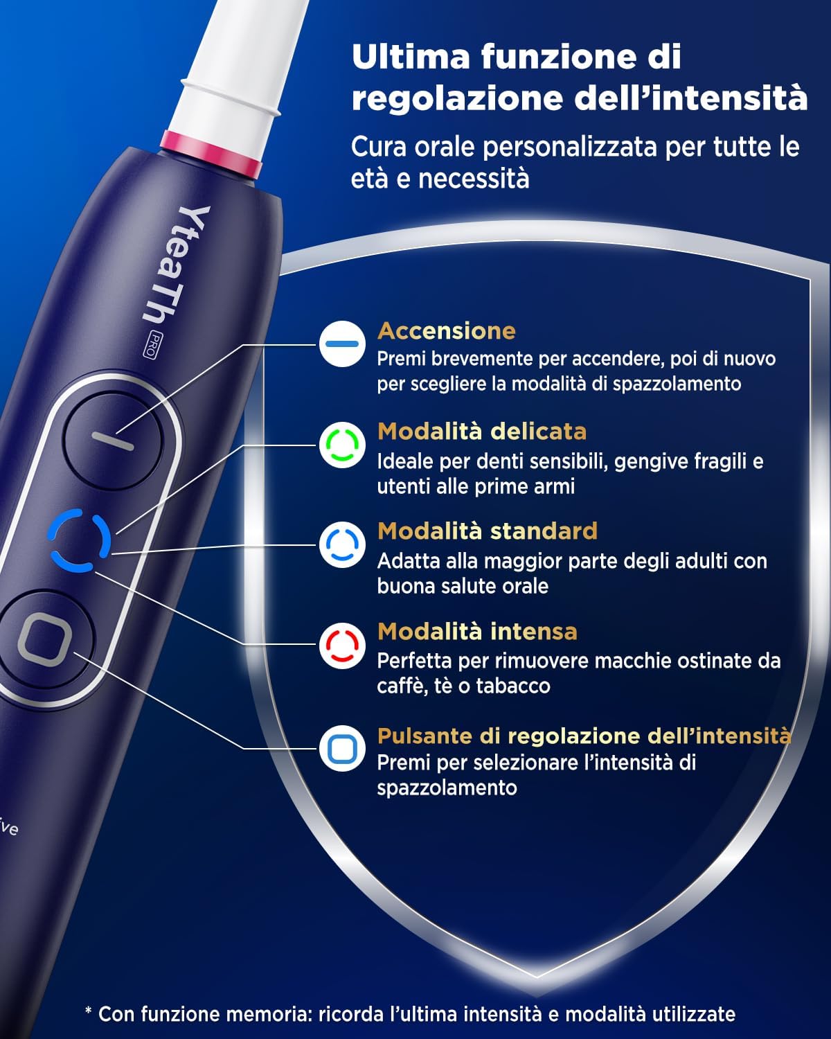 Detalle 2 de Spazzolino elettrico rotante per sbiancamento