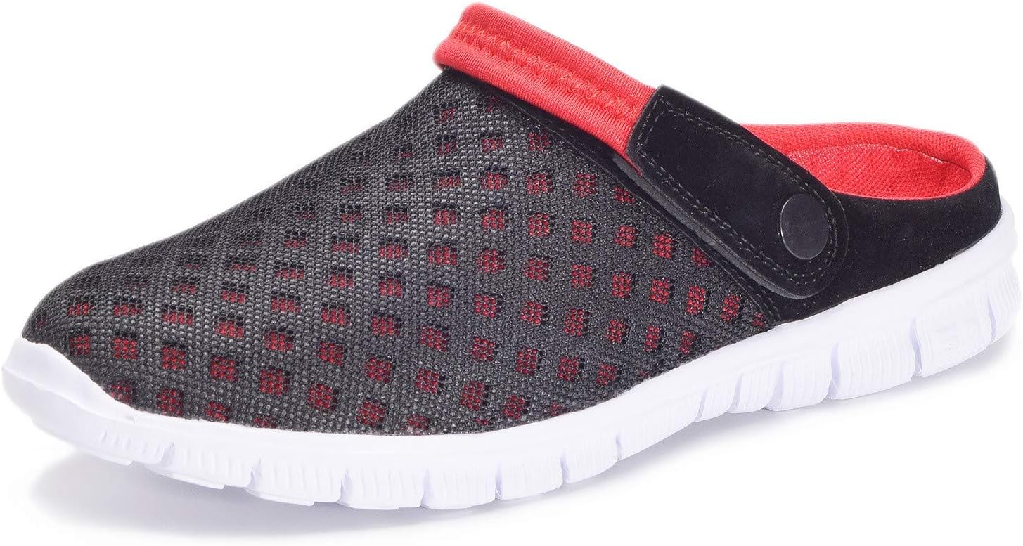 Detalle de Damen/Herren Clogs Hausschuhe Gartenschuhe – leichte Sandalen für Sommer und Alltag