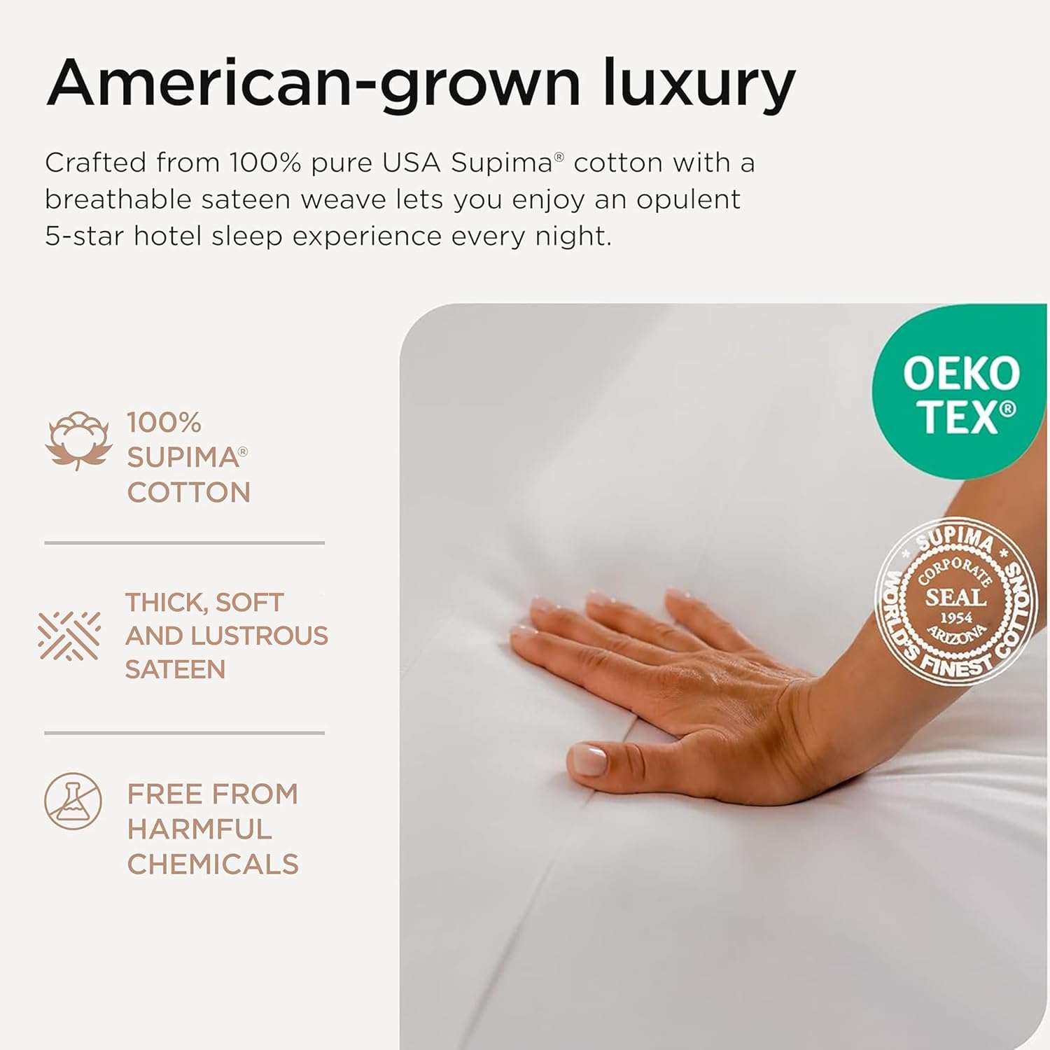 Detalle de Threadmill Home Linen 1200 Thread Count King Sheets