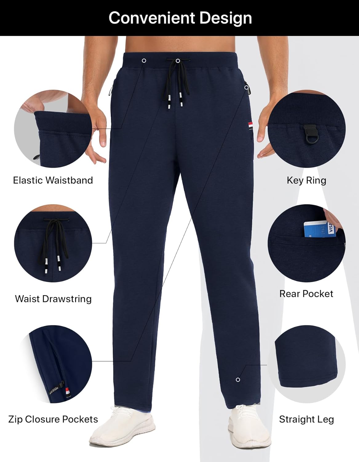 Thumbnail 3 de YUTYTH Men’s Tracksuit Bottoms