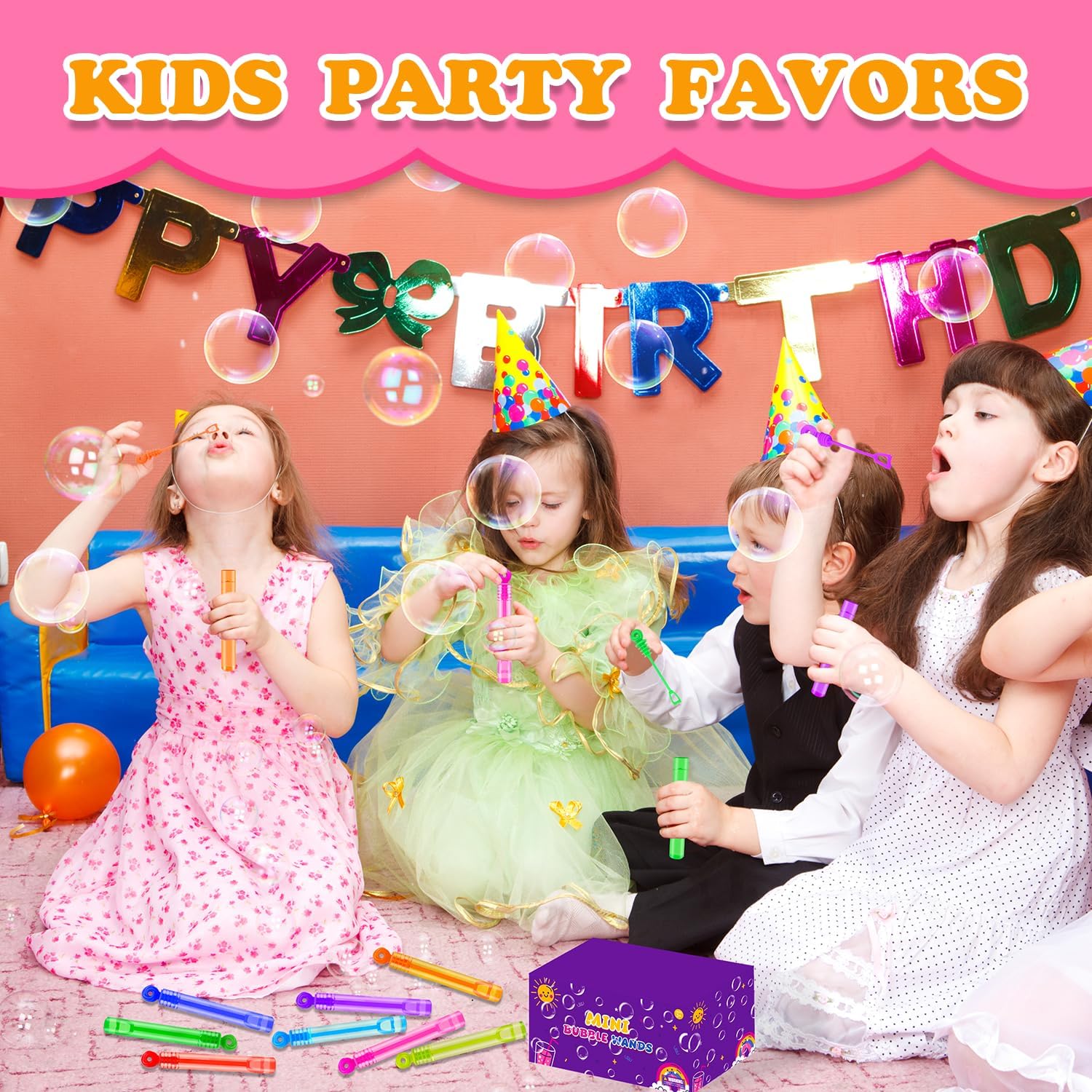 Thumbnail 4 de Party Bubble Wands 32 Pack for Kids