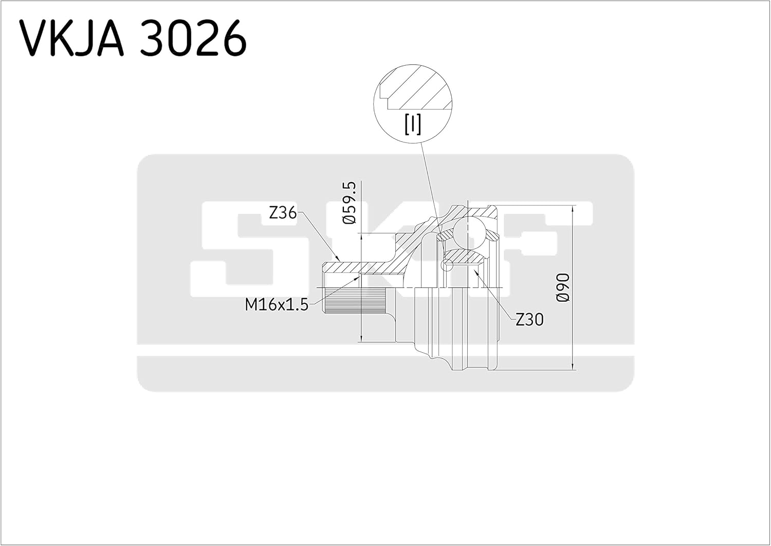 Thumbnail 3 de SKF VKJA 3026 Kit Giunto Omocinetico – Sostituzione completa conforme OE