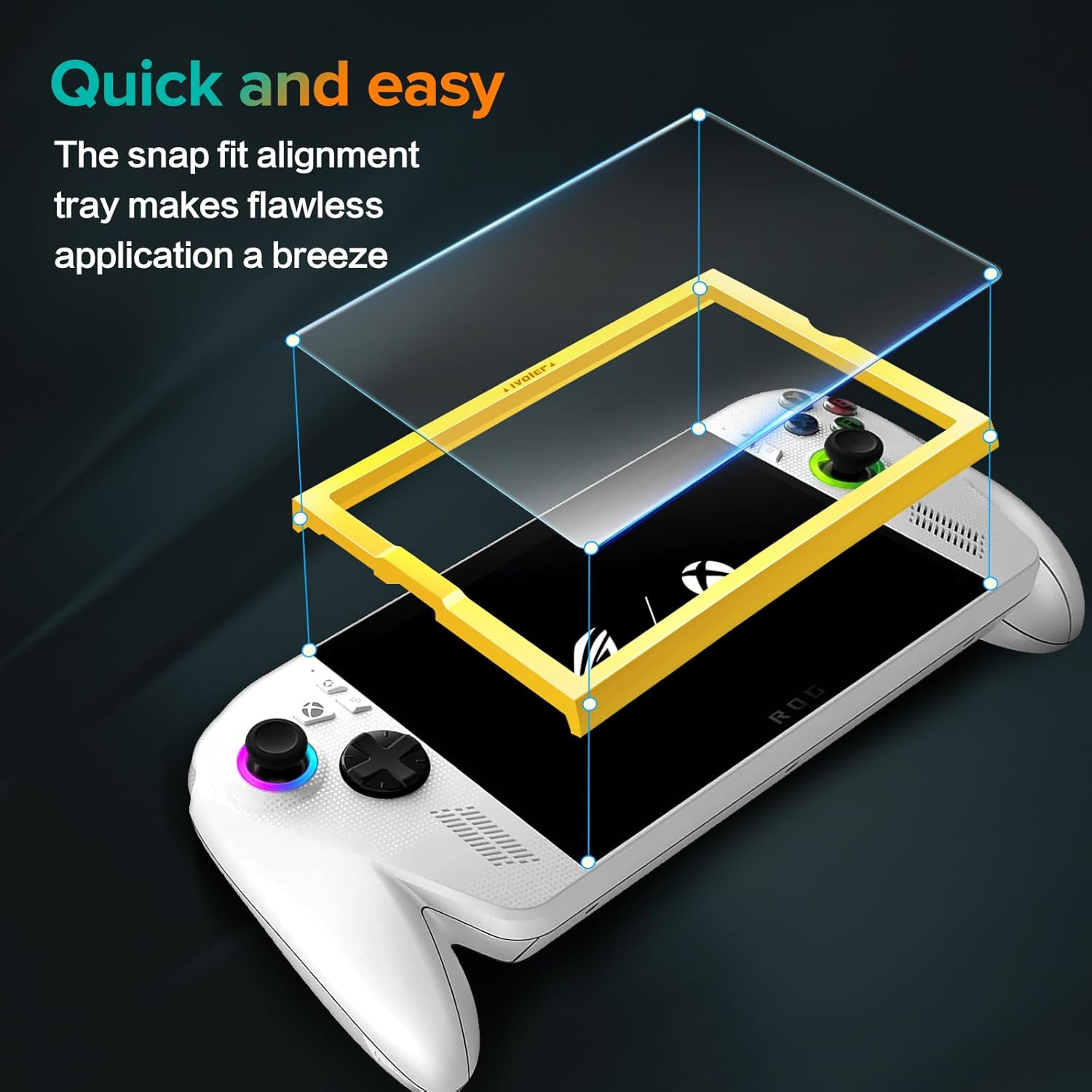 Thumbnail 3 de iVoler 3-Pack Tempered Glass Screen Protector for ROG Xbox Ally / Ally X (2025)