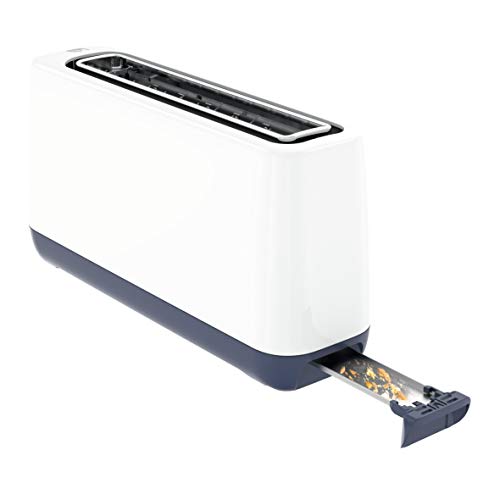 Detalle de Tefal Grille-pain compact 1 fente extra-large 850 W – Blanc