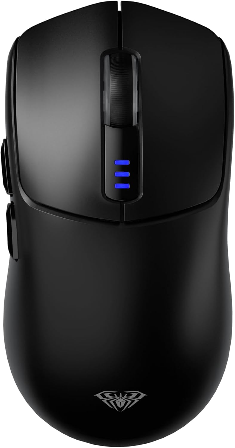 Detalle de AULA SC580 Wireless Gaming Mouse: Tri-Mode, 12000 DPI, Lightweight & Programmable