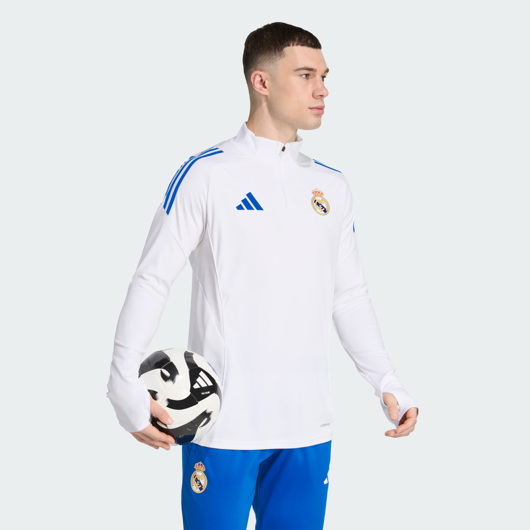 Detalle de Camiseta manga larga de entrenamiento Real Madrid Tiro 25 Competition – Adidas