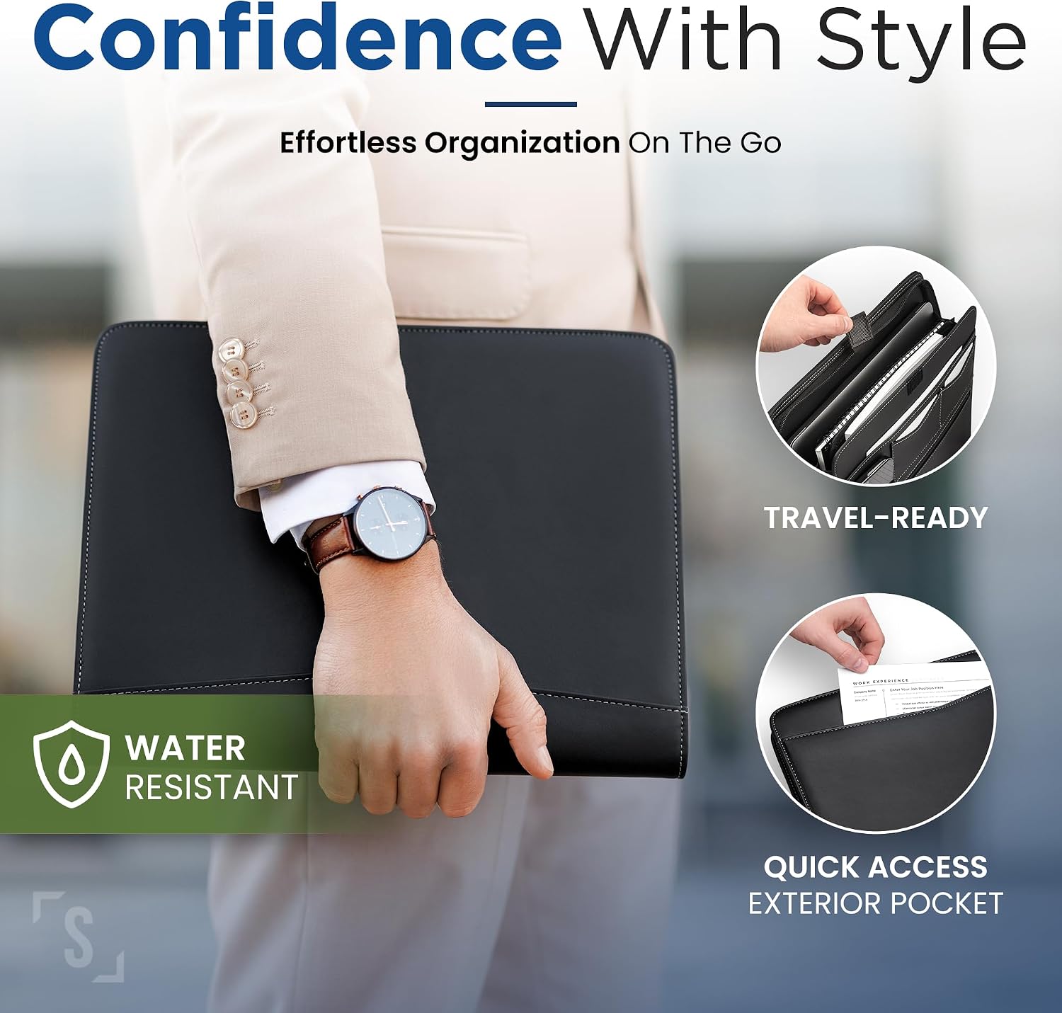 Thumbnail 4 de STYLIO Faux Leather Portfolio