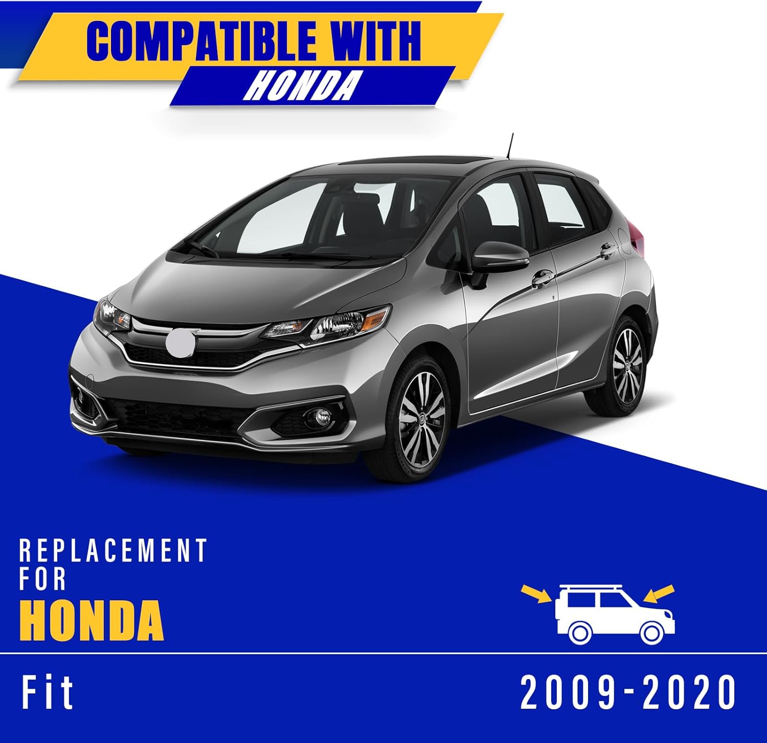 Thumbnail 4 de Honda Fit 28"/14"/14" Wiper Blades Set