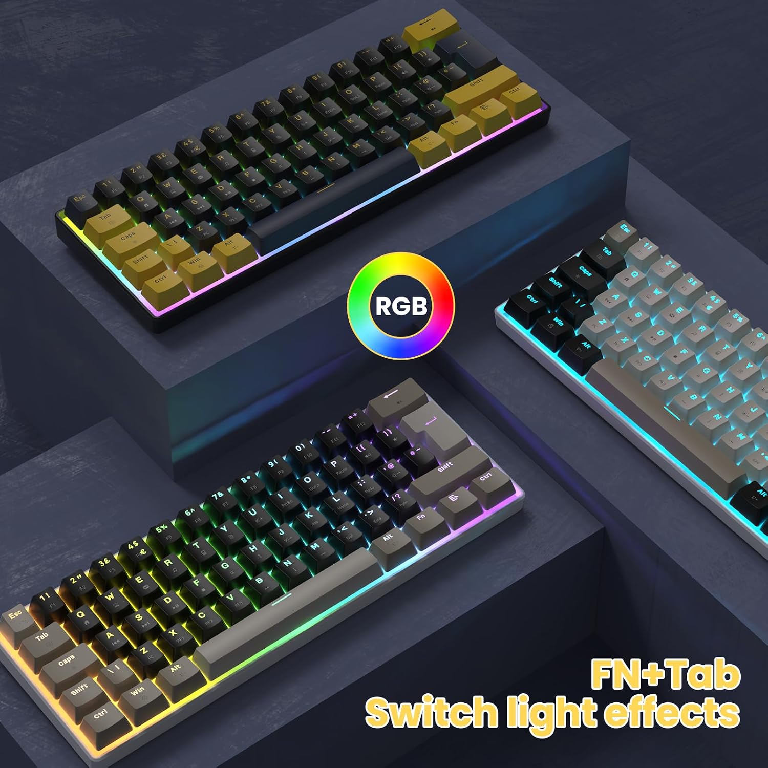 Detalle de MAGIC-REFINER MK21 62 key USB-C keyboard