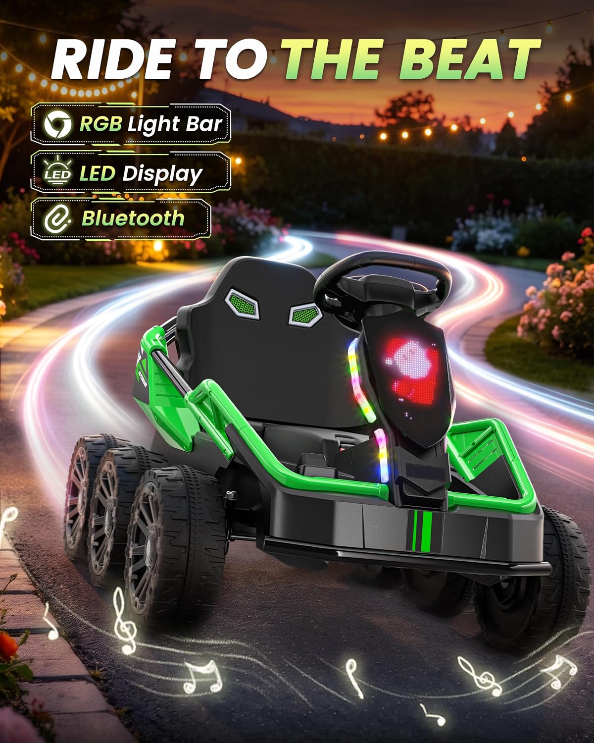 Detalle 2 de ANPABO Kids’ Ride-On Car 24V