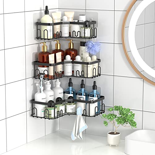 Thumbnail 5 de Menbyci Set de 3 Estantes de Acero Inoxidable para Ducha