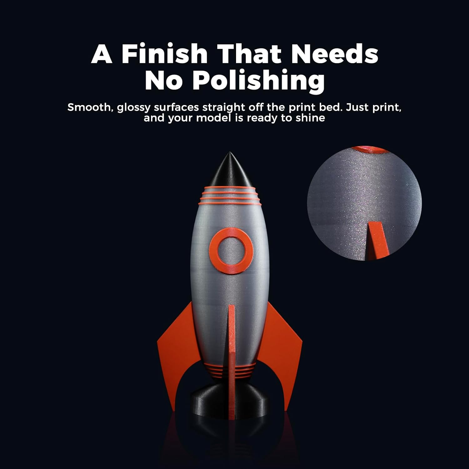 Thumbnail 3 de Creality PLA Starry Galaxy 1.75mm Filament 🎨