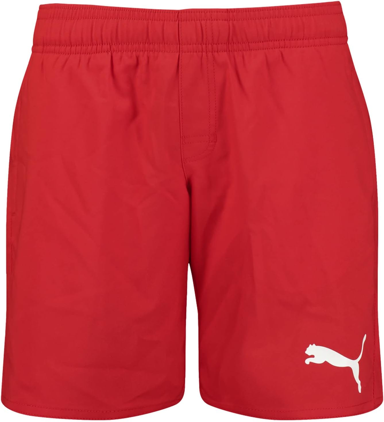 Detalle de PUMA Boys Swim Mid Shorts (1 Pack) – costumi da bagno mid per ragazzi, con tasche zip