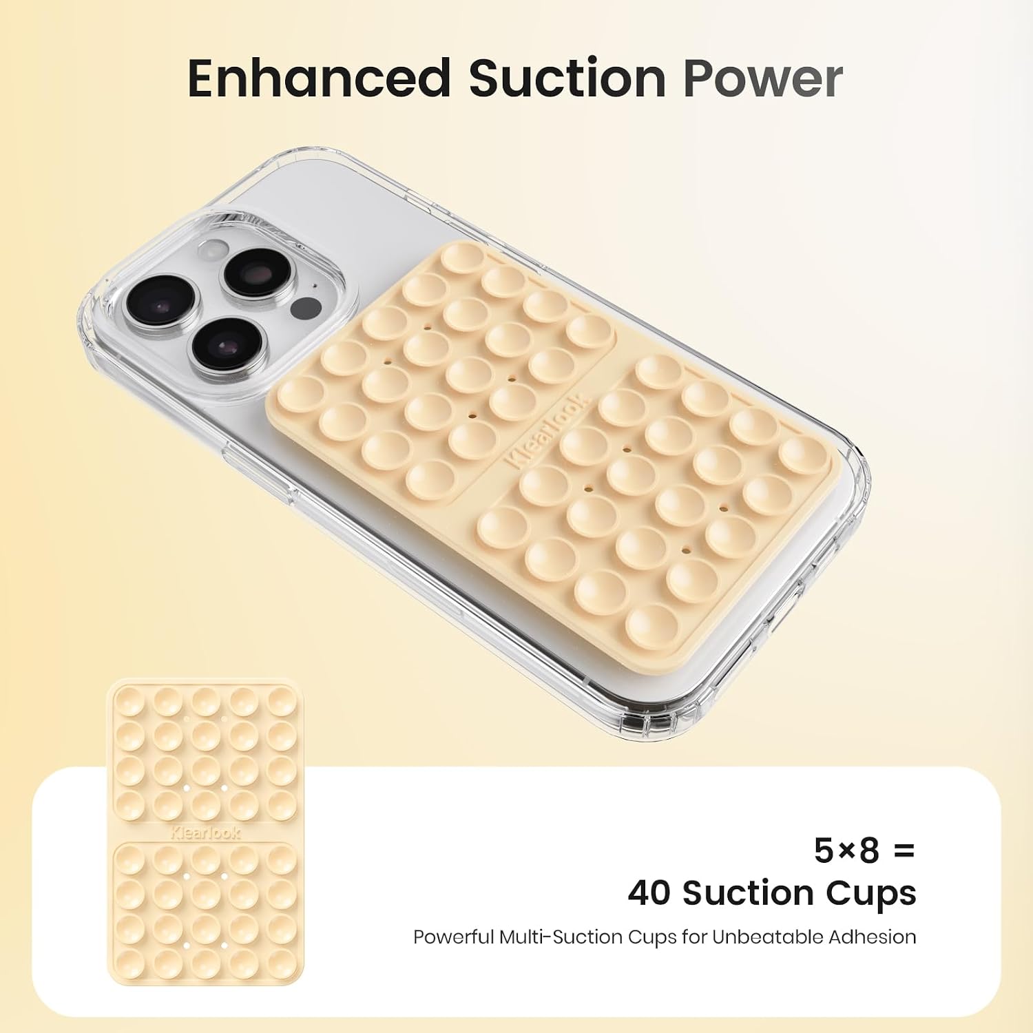Detalle de Klearlook Silicone Suction Cup Phone Mount 6.1–7.2in