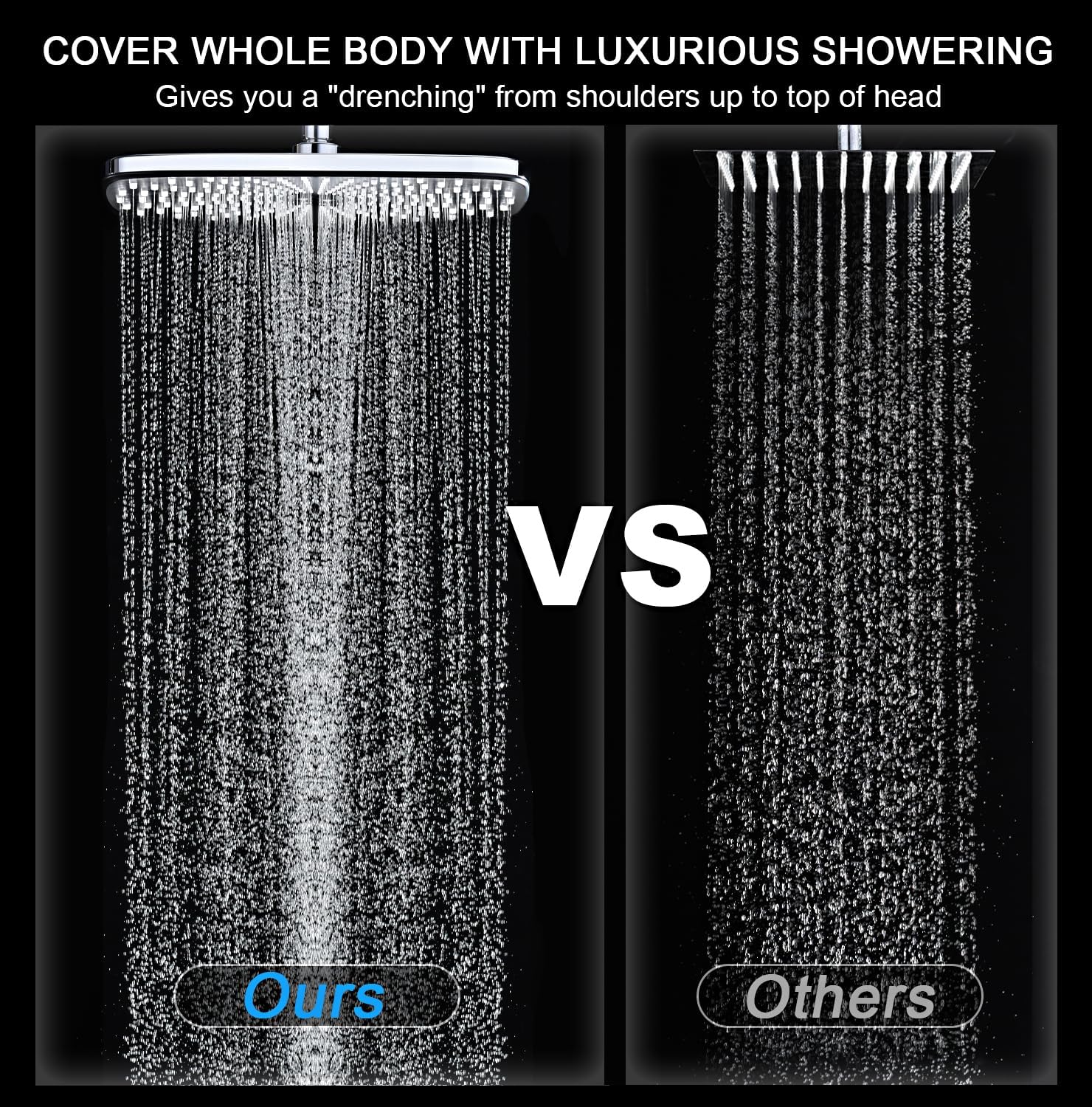 Thumbnail 3 de High Pressure Rain Shower Head 12-inch
