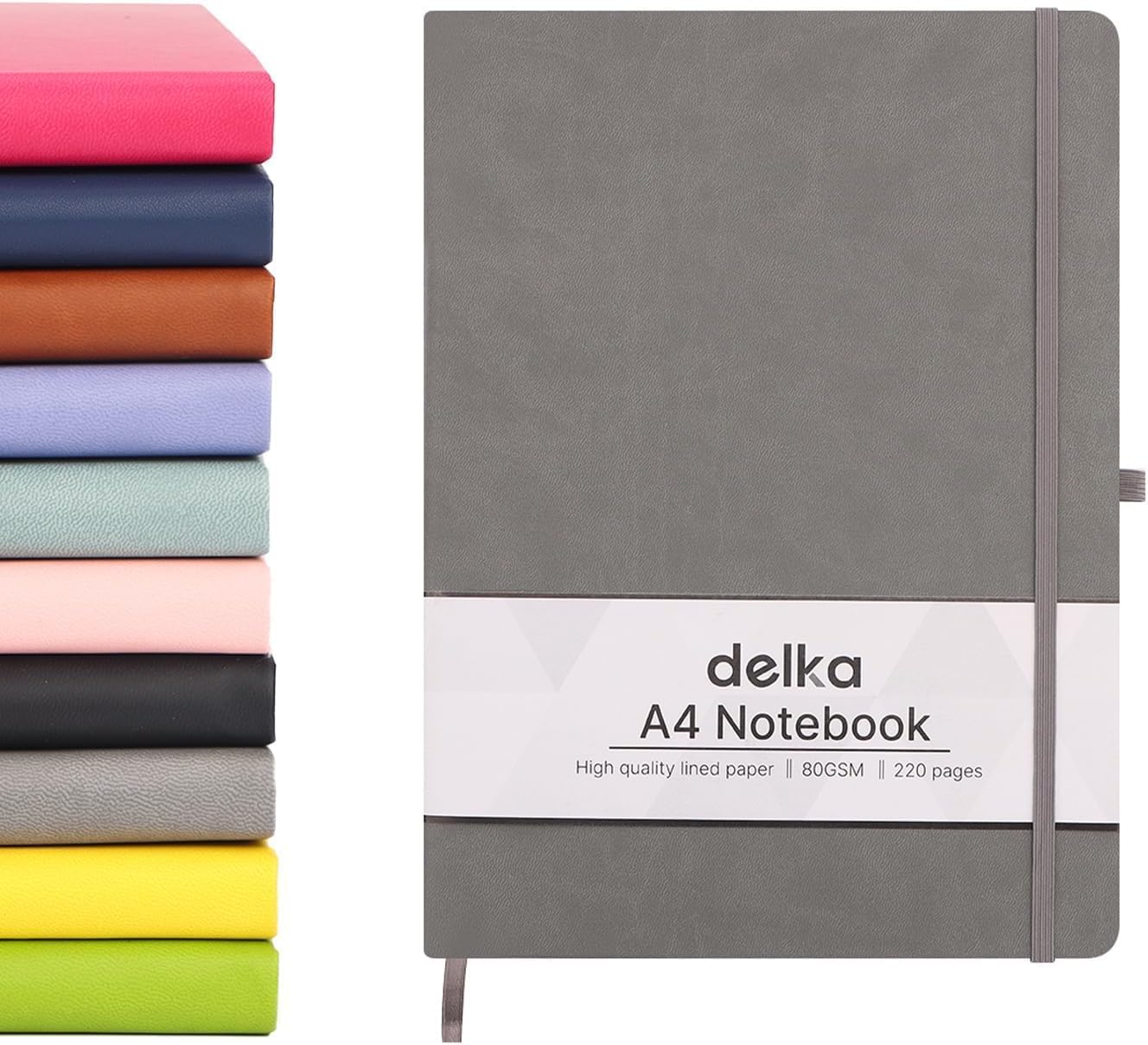 Detalle de delka A4 Notebook — Versatile A4 Journal for Work, Study and Everyday Use