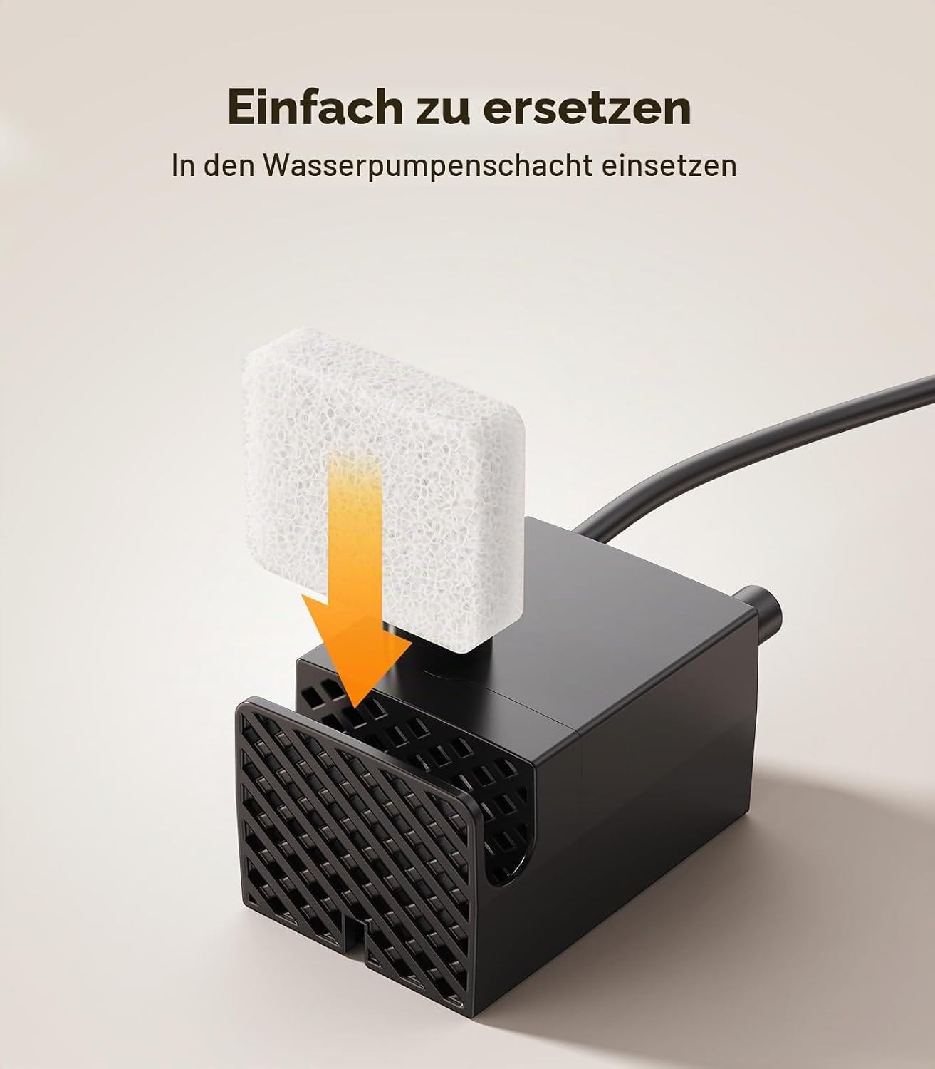 Detalle 2 de 10er-Pack Filter & 10er-Pack Schwämme Filterersatz für FEELNEEDY FN-W25 Katzentrinkbrunnen (9L)