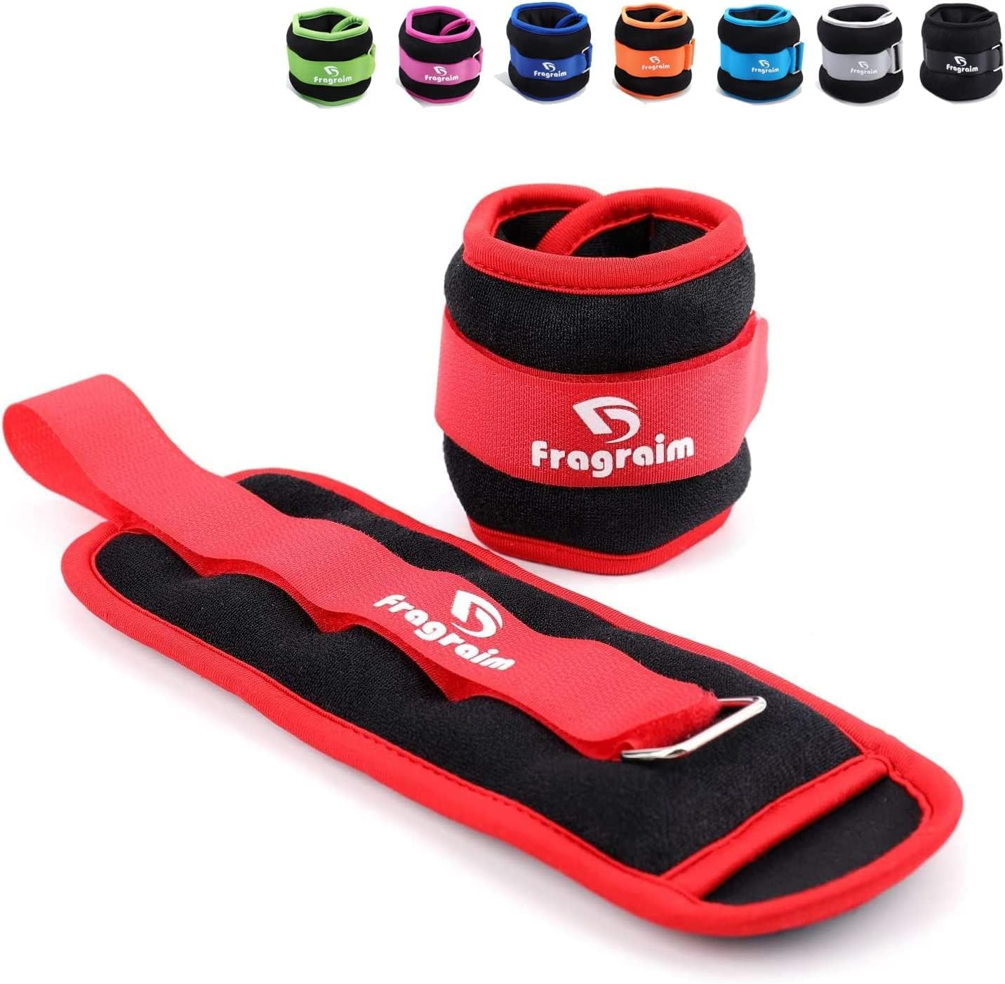 Thumbnail 6 de Fragraim Gewichtsmanschetten für Fuß & Handgelenk (Paar) in 0,5 bis 10 kg – Trainingsgewichte für Gymnastik, Laufen & Bewegung