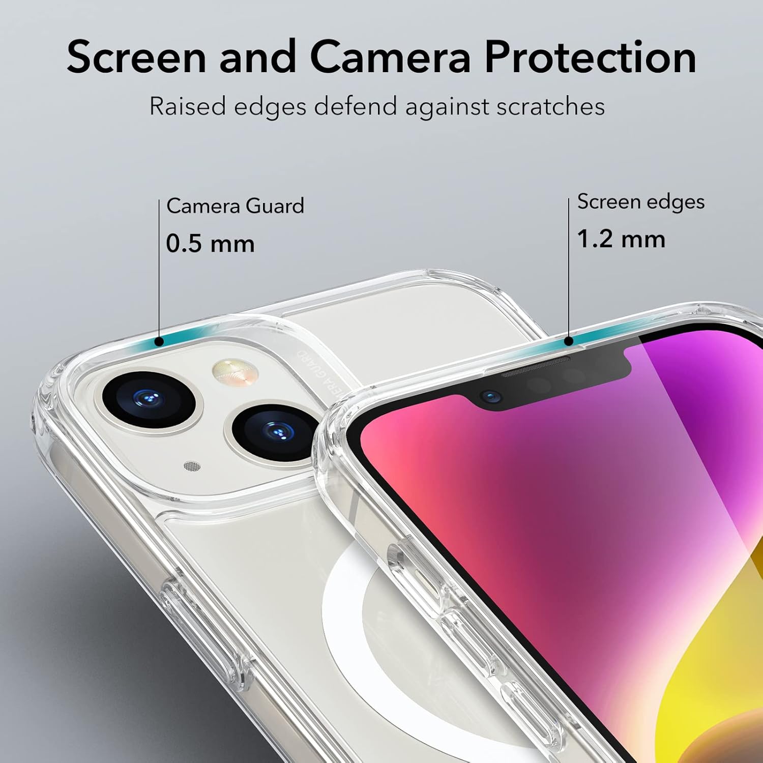 Thumbnail 6 de ESR Cover Magnetica per iPhone 14/13 con HaloLock – Custodia trasparente antiurto e resistente ai graffi