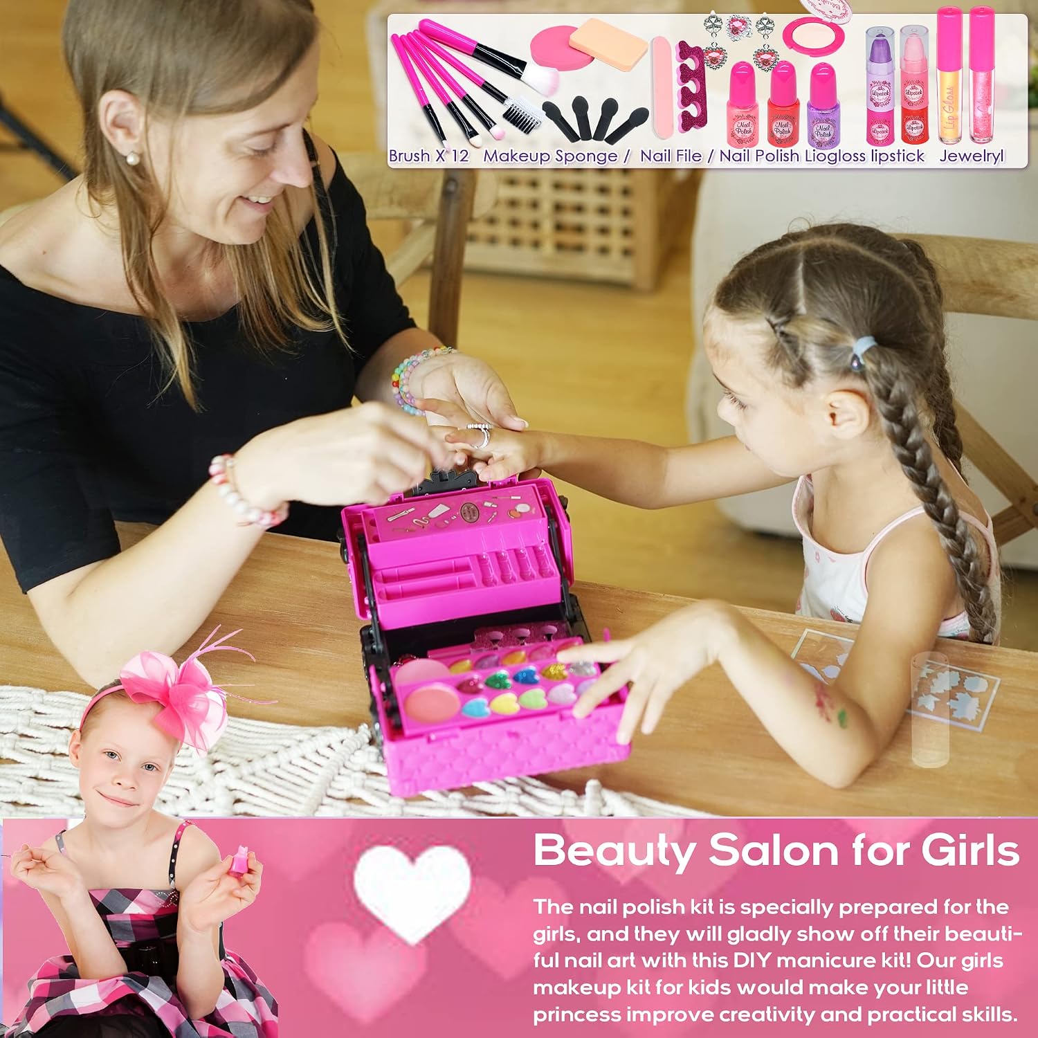 Thumbnail 4 de Kids Makeup Kit 52 PCS ๐
