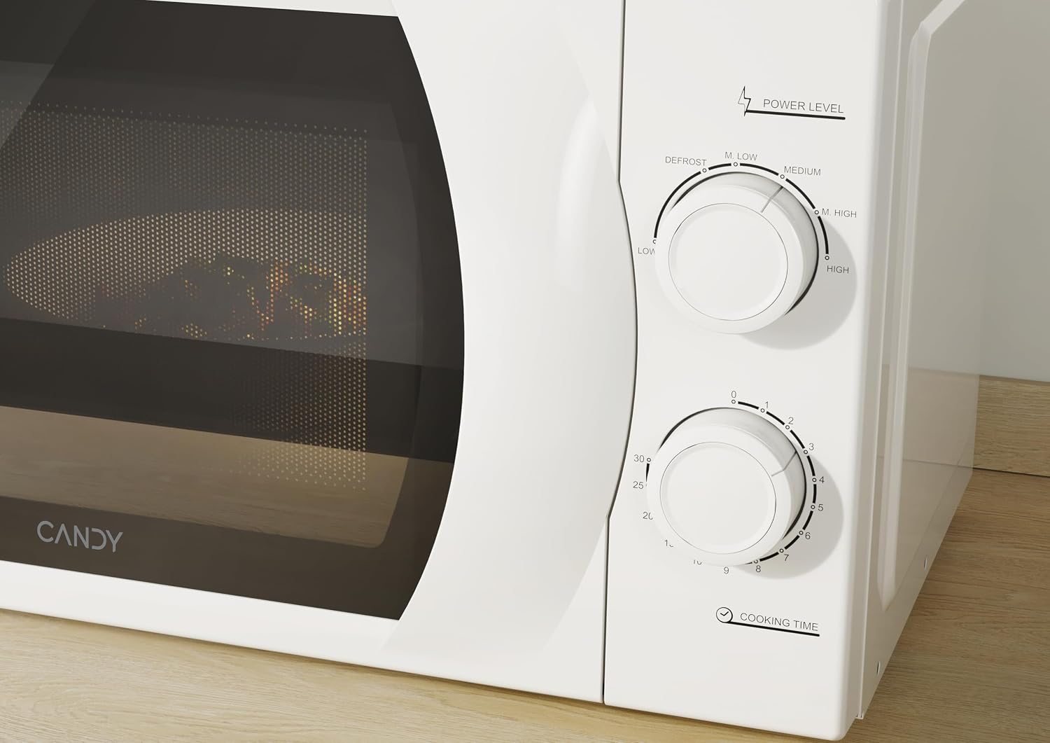 Thumbnail 6 de Candy Idea Forno a Microonde 20 L - 700 W, 6 livelli, Defrost, Timer e Segnale Fine Cottura, Bianco (CMW2070M)