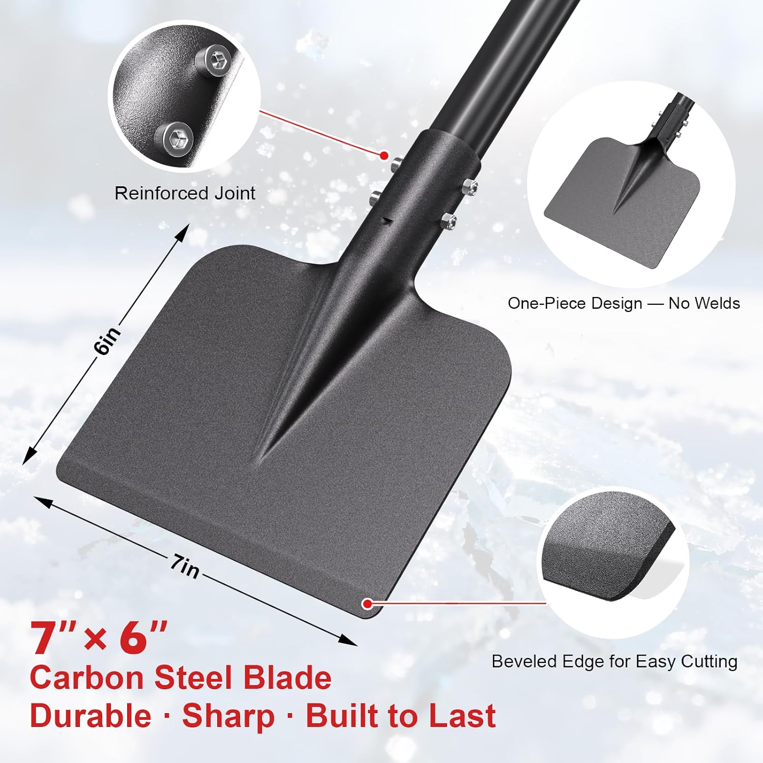 Thumbnail 2 de Adjustable 30–60" Heavy-Duty Ice Scraper