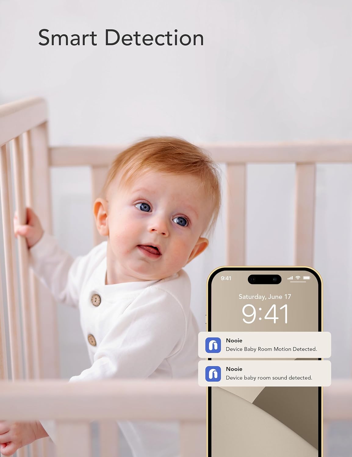Detalle de Nooie Baby Monitor 2K with Night Vision
