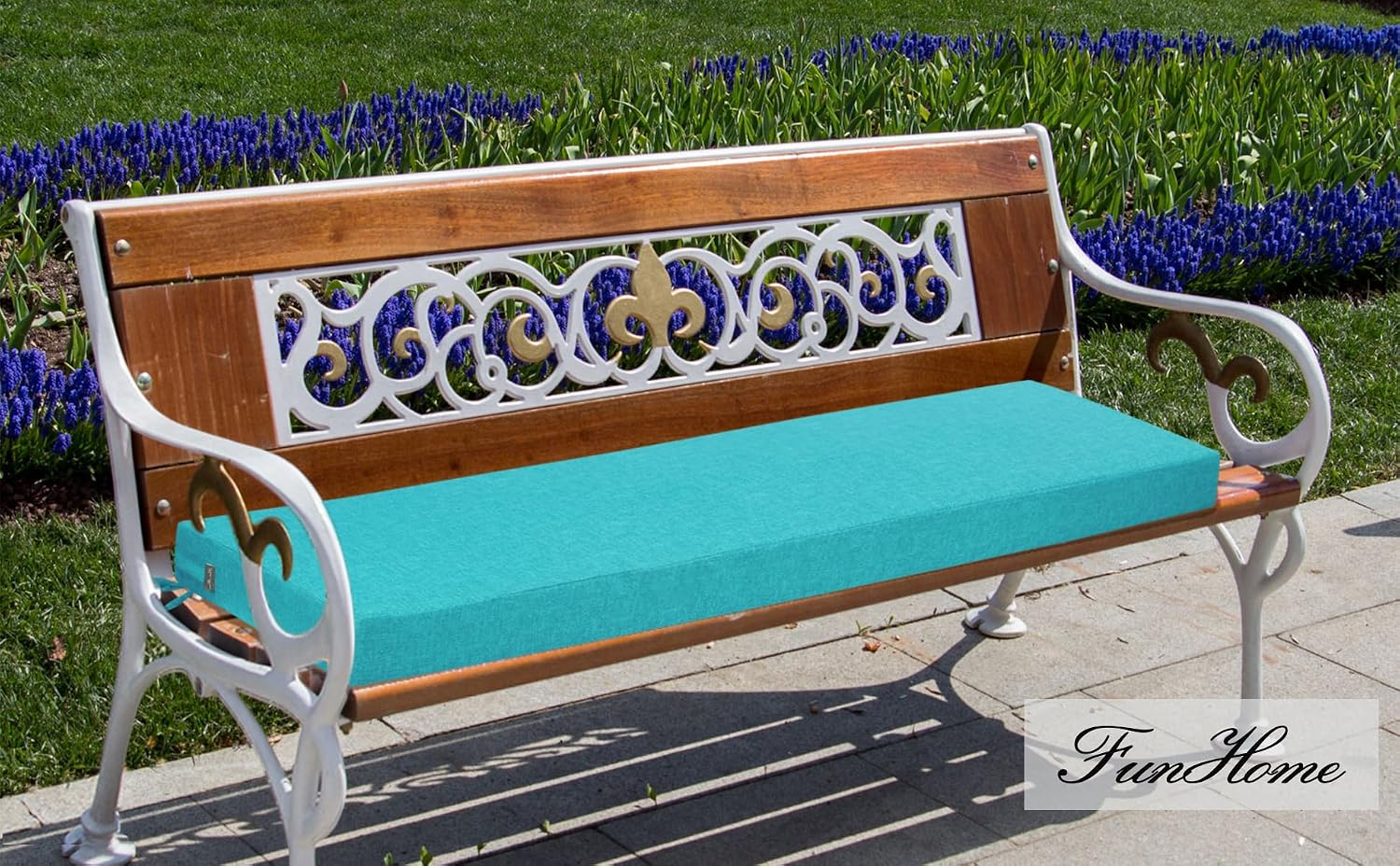 Detalle 1 de FUNHOME Outdoor Bench Cushion Cover Polyester