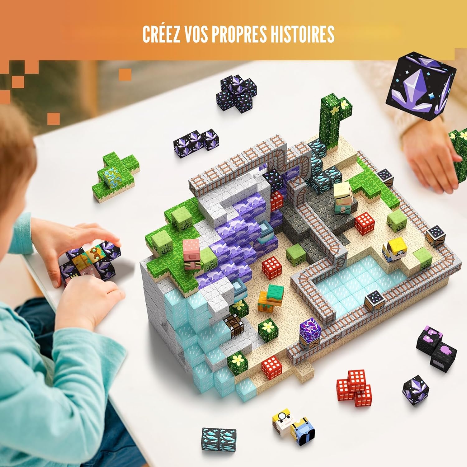 Thumbnail 5 de GobiDex MagWonder Blocs Magnétiques – Ensemble de 100 pièces pour enfants