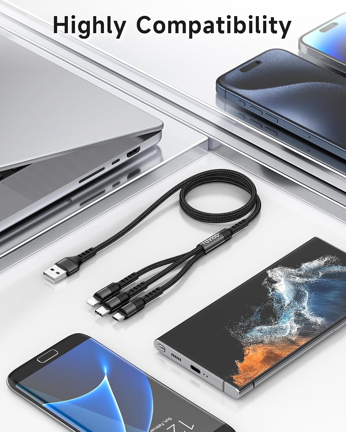 Thumbnail 6 de RAVIAD 3-in-1 Multi Charger Cable