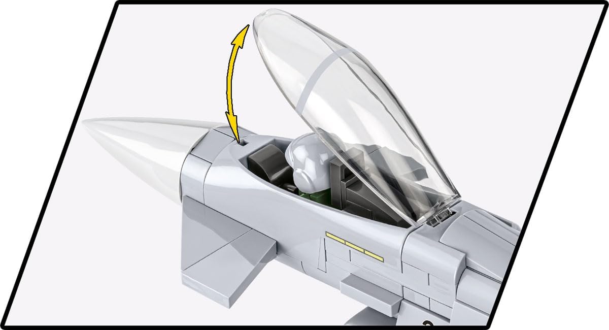 Thumbnail 6 de COBI Eurofighter COBI-5848 – model myśliwca z 644 klocków, skala 1:48