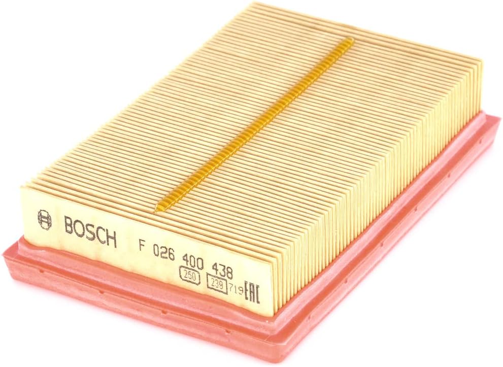 Detalle de Bosch S0438 Filtre à Air Automobile – performance et fiabilité pour une admission d’air propre