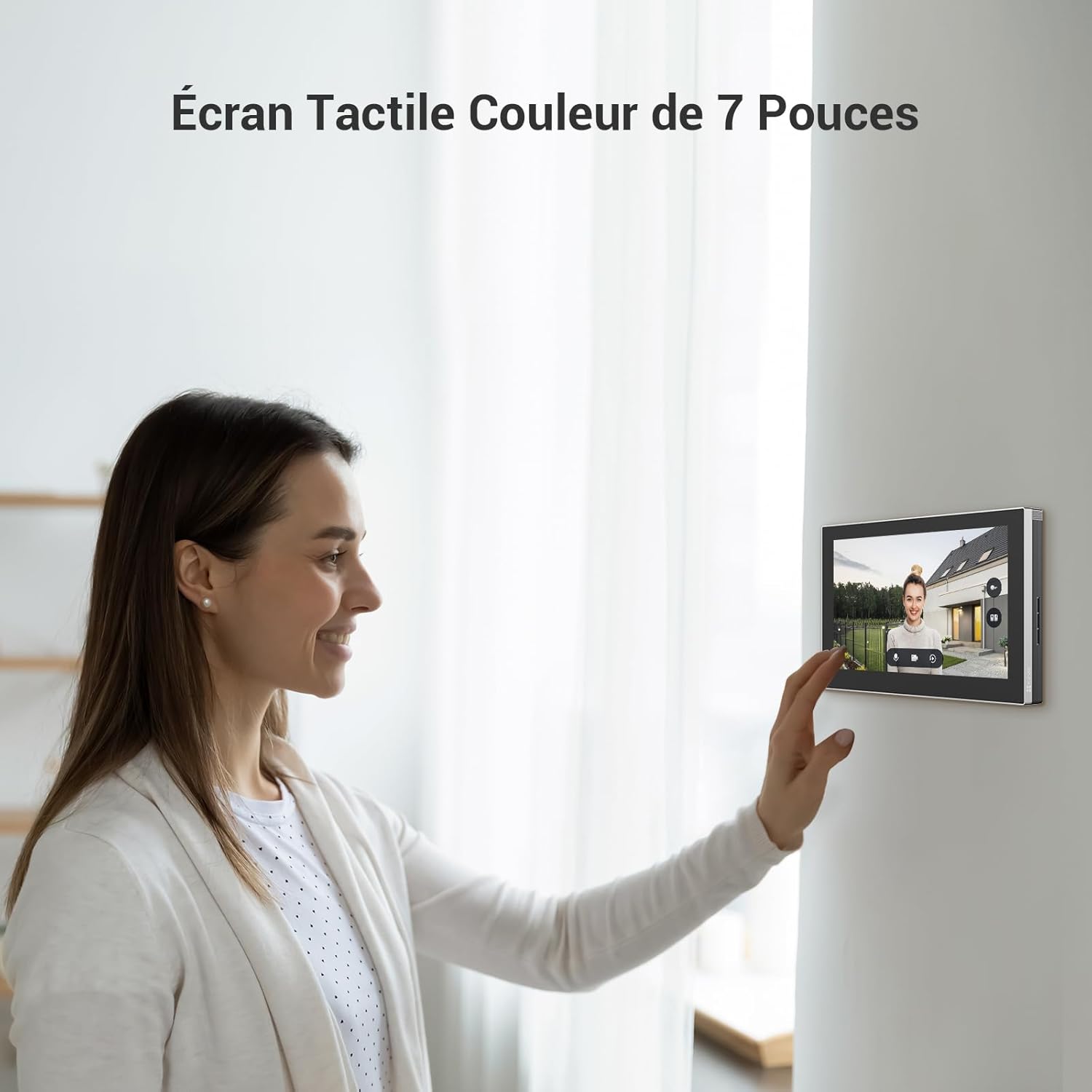 Detalle de EZVIZ CP7 2K Interphone vidéo à 7"